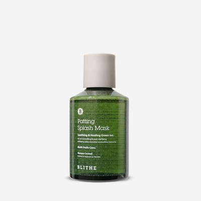 Blithe Patting Splash Mask Soothing & Healing Green Tea 150ml   Korean Sheet Mas