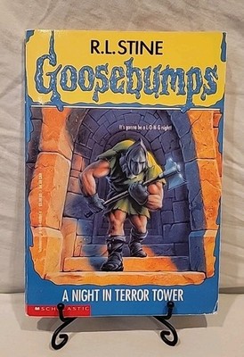 1st Scholastic Print Goosebumps #27 A Night In Terror Tower, R.L. Stine 1995