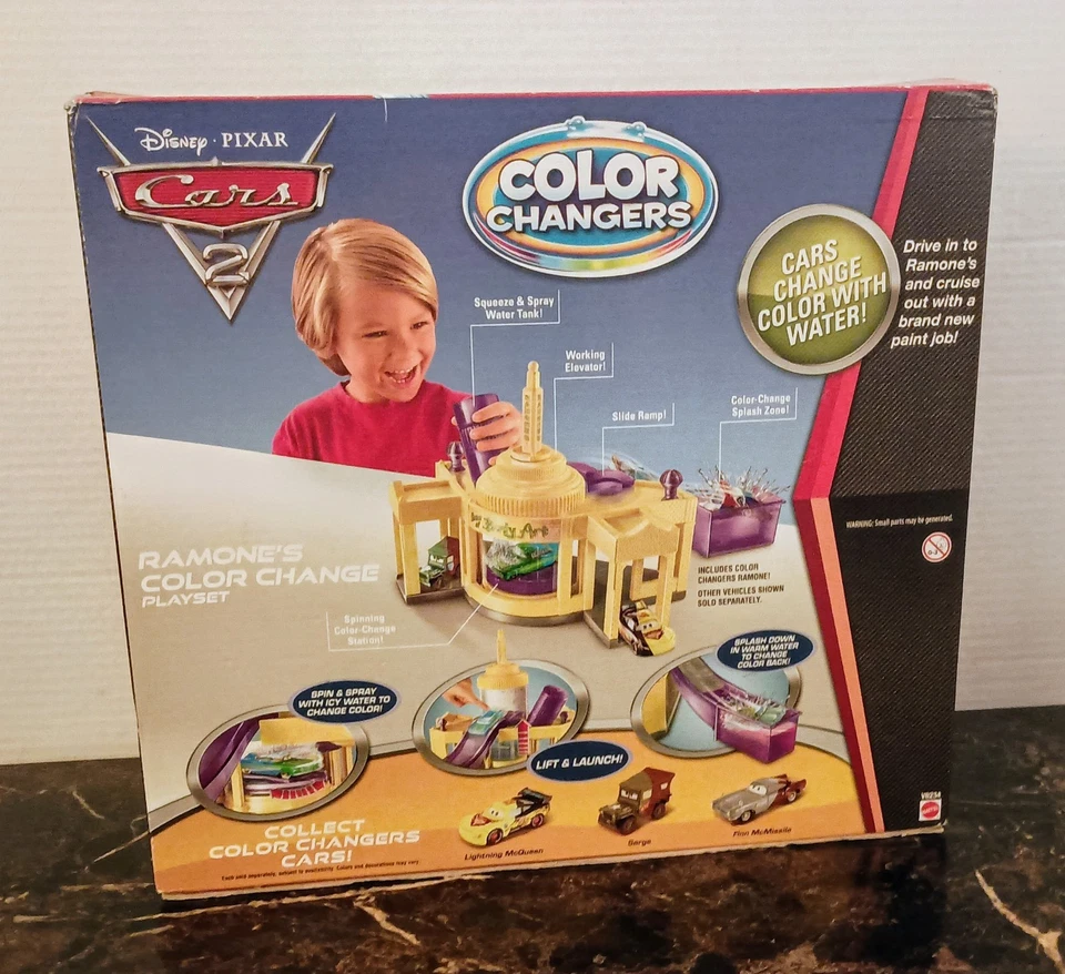 Mattel Disney Pixar Cars 2 Ramone’s House of Body Art Cambiadores de Color Juego Nuevo Foto 2 de 4