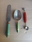 Vintage Kitchen Lot of Wood Handle Utensils- Spatula, Masher, Forks, Scoop, Etc. — photo 6