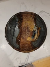 2011 Watson Pottery Tipp City, Ohio Stoneware Bowl 8" Beautiful Condition 