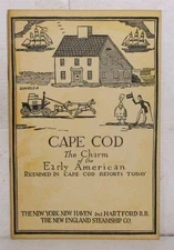 1936 New Haven Railroad guide to Cape Cod with map