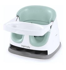 Ingenuity Baby Base 2-in-1 Booster Seat w/ Tray Feeding Seat Infant Toddler NEW