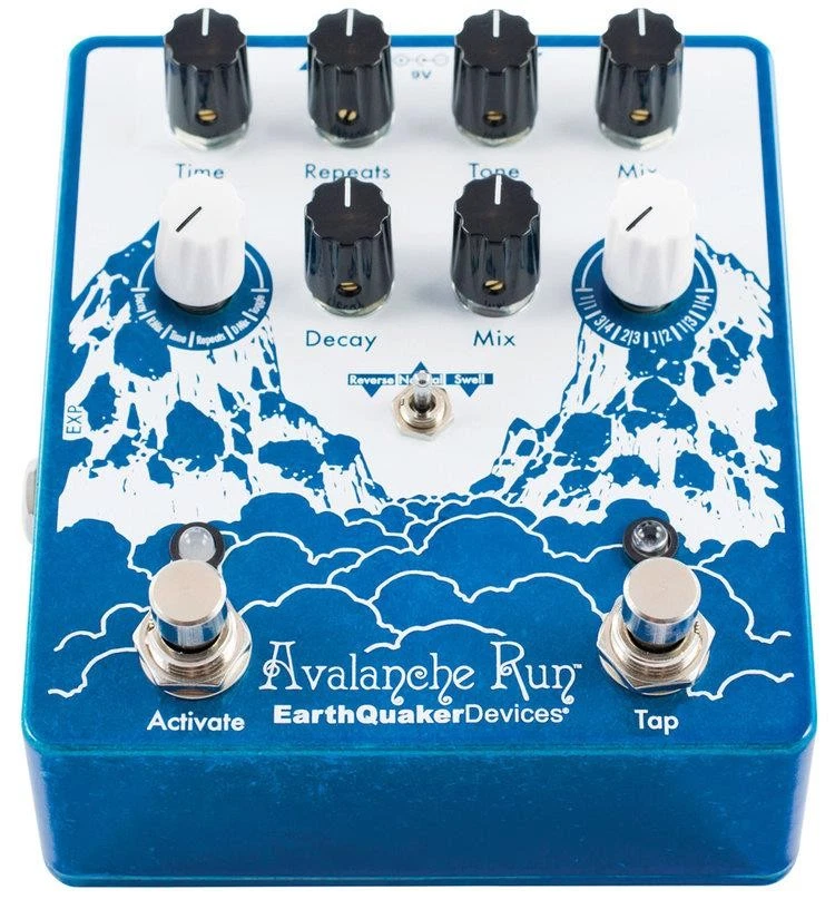 EarthQuaker Devices Avalanche Run V2 Delay Reverb Guitar Effects Pedal - Image 4 of 4