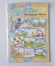 Joanna Sheen Little Suzy's Zoo 3D Decoupage Pack for Cardmaking