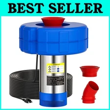 Efficient 1HP Pond Aerator & Floating Fountain - 15000 GPH