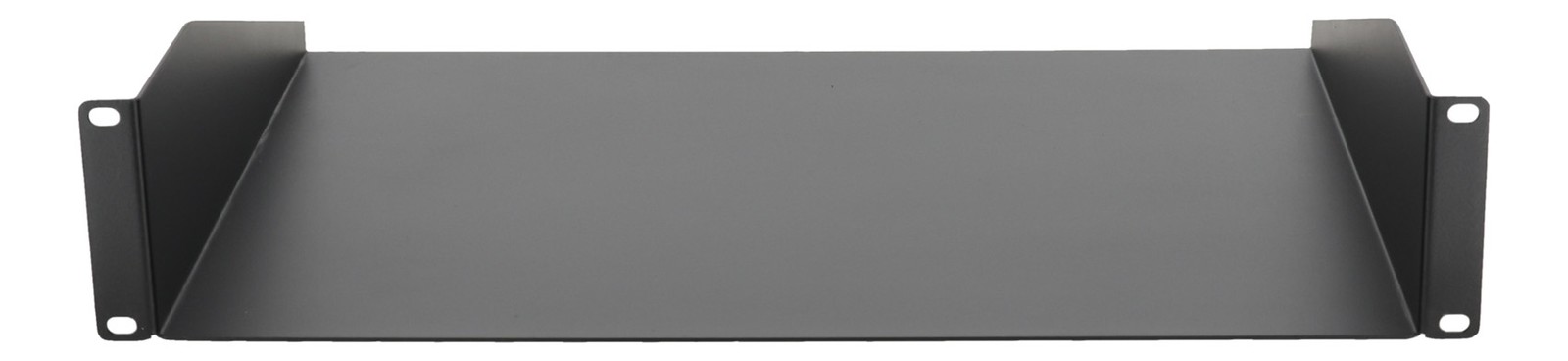 Rockville 2URS Pro Audio 2U Space Rack Shelf Cabinet Tray, 14" Deep, Up To 40Lbs