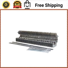 Metal Durable 3/4 in. Copper Fin Clamp Baseboard Piping Element 2ft Section New