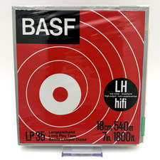 BASF Reel To Reel Tape 1800' LP35 ~ New Old Stock Factory Sealed