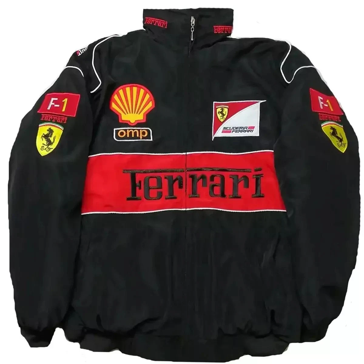 Vintage Jacket FERRARI Big Logo Jacket RACING F-1 image 2