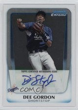 2011 Bowman Chrome Prospects Dee Gordon #BCP80 Rookie Auto RC 0q5