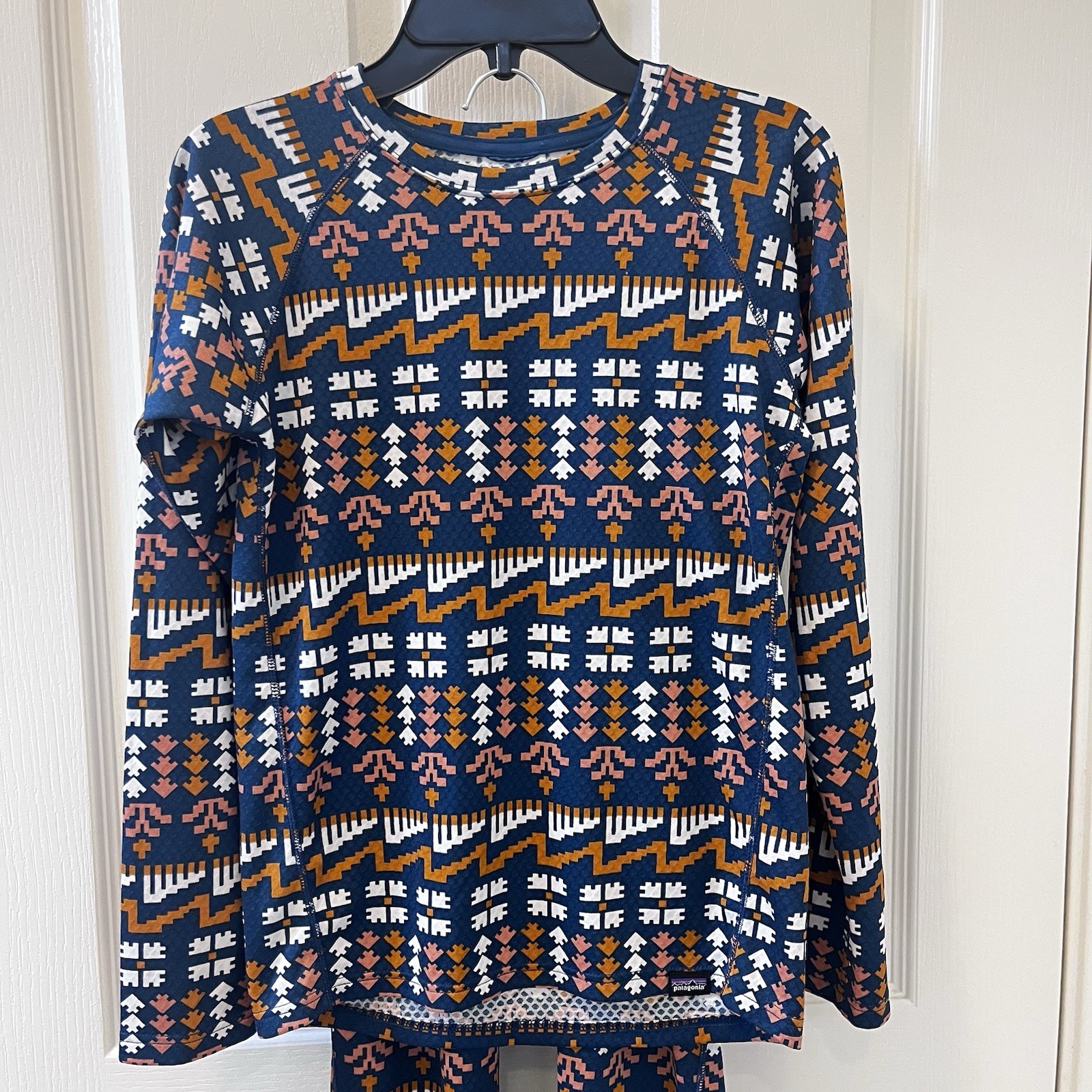 Patagonia Kids Capilene Midweight Crew Top and Pants Baselayer Set Size Large 12 thumbnail 2