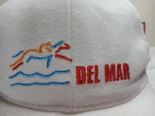 1999 Del Mar snapback cap, signed by Gary Stevens, never worn, preowned