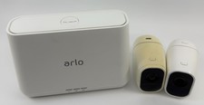 Arlo Pro VMB4000 Security Base Station With 2x VMC4030P HD Cameras System READ