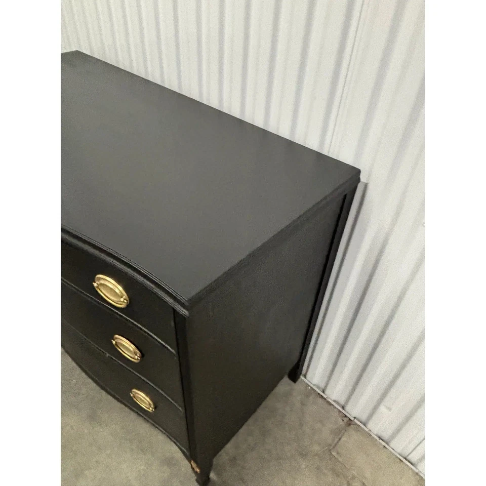 Cofre pintado Hollywood Regency caoba blanco hepple Foto 4 de 4