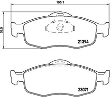 Bremsbelagsatz Vorne Teves-System für Ford Cougar EC Mondeo I GBP Limo 92-01