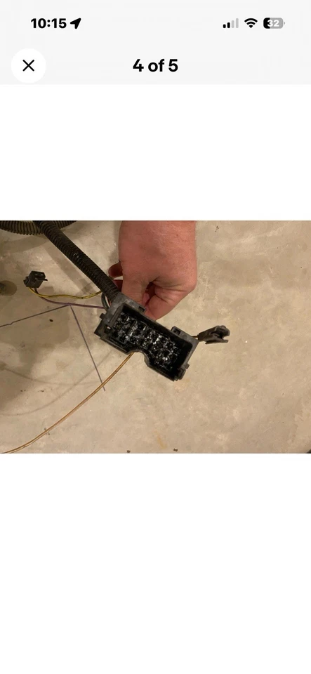 1988 Chevrolet Monte Carlo SS жгут проводов стеклоочиститель фар брандмауэр - Изображение 4 из 4