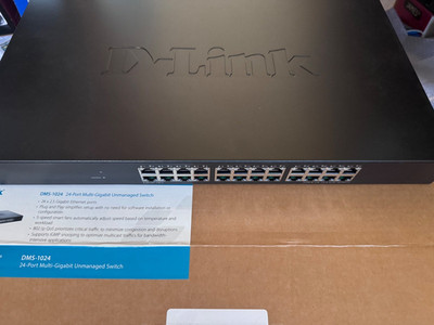 D-Link 24-Port 2.5G Multi-Gigabit Unmanaged Switch DMS-1024