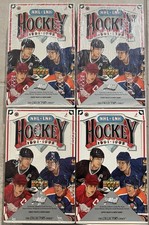 4 Box Lot 1991-92 Upper Deck Hockey FIND THE BRETT HULL AUTOGRAPH Factory Sealed