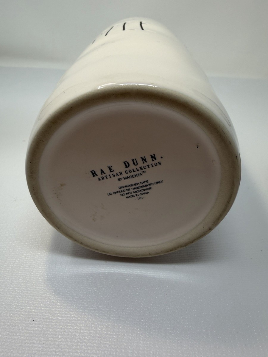 Rae Dunn Coffee Canister Jar & Lid 9
