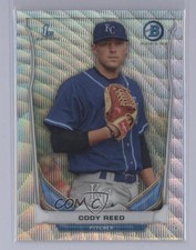 2014 Bowman Prospects Chrome Silver Wave Refractor 4/25 Cody Reed #BCP38 0o9