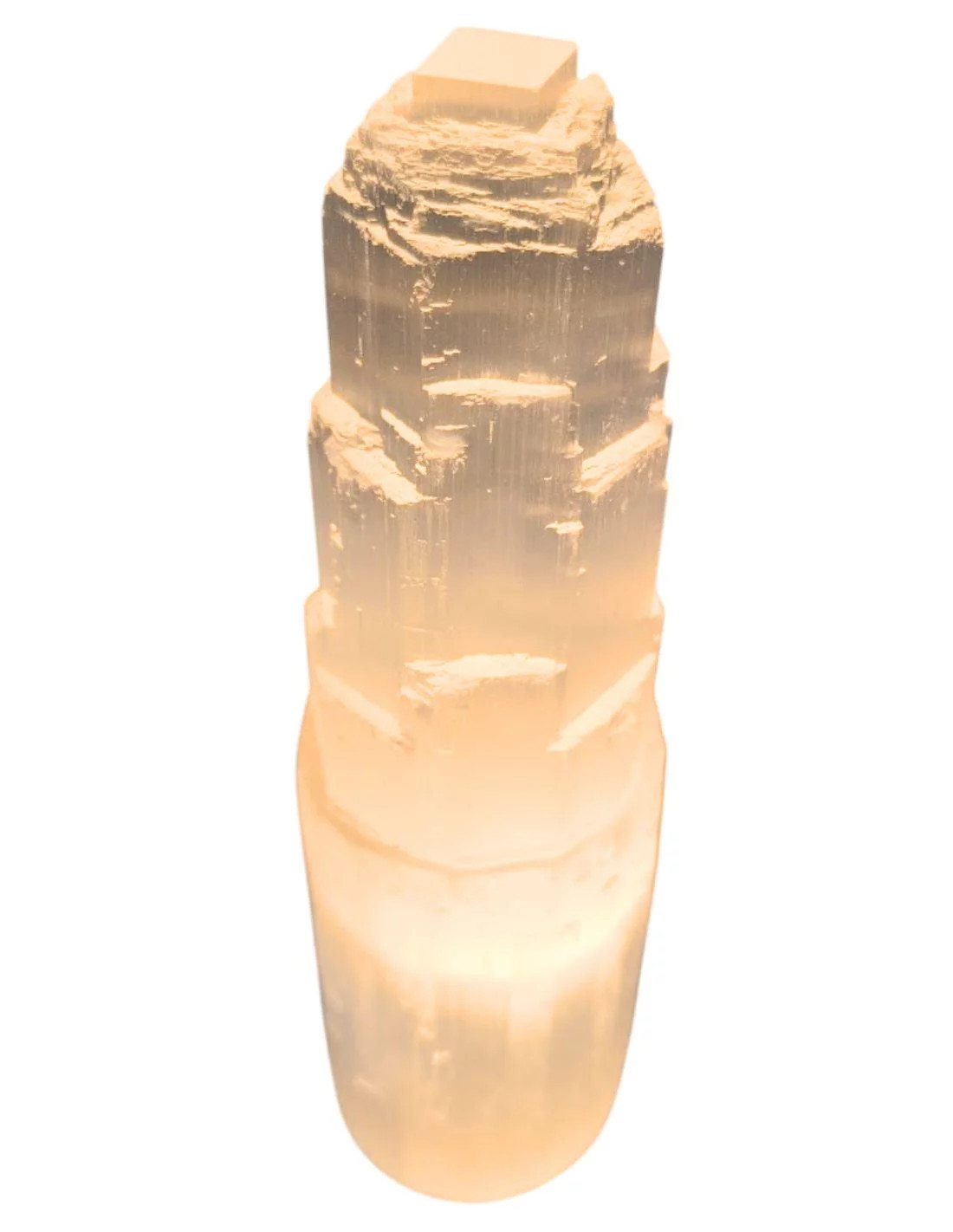Lampe Sélénite 30cm Grand Atlas contre le stress pour retrouver un sommeil réparateur