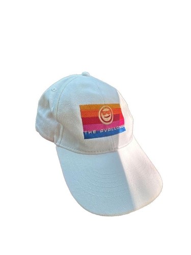 Aviator Nation The Avallones Rainbow Stripe Smiley Baseball Cap