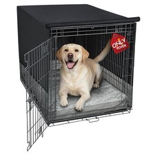 Explore Land Breathable Dog Crate Cover, 36 inches Black , 4 Sides Mesh