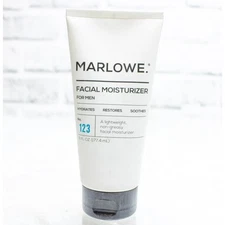 Marlowe No 123 Men Facial Moisturizer Daily Face Lotion Skin Care Mens Dry Skin