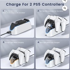 PlayStation 5 Dual Sense Dock Controller Char...