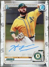 2020 Bowman - Chrome Prospects Autographs Baseball Hogan Harris #CPA-HH EX