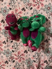 Barney And Baby Bop Plush Lot Of 3 , 1993, 1996 , 1999