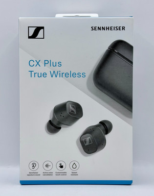 Sennheiser Consumer Audio CX Plus True Wireless Earbuds CXPLUSTW1, Black - NEW