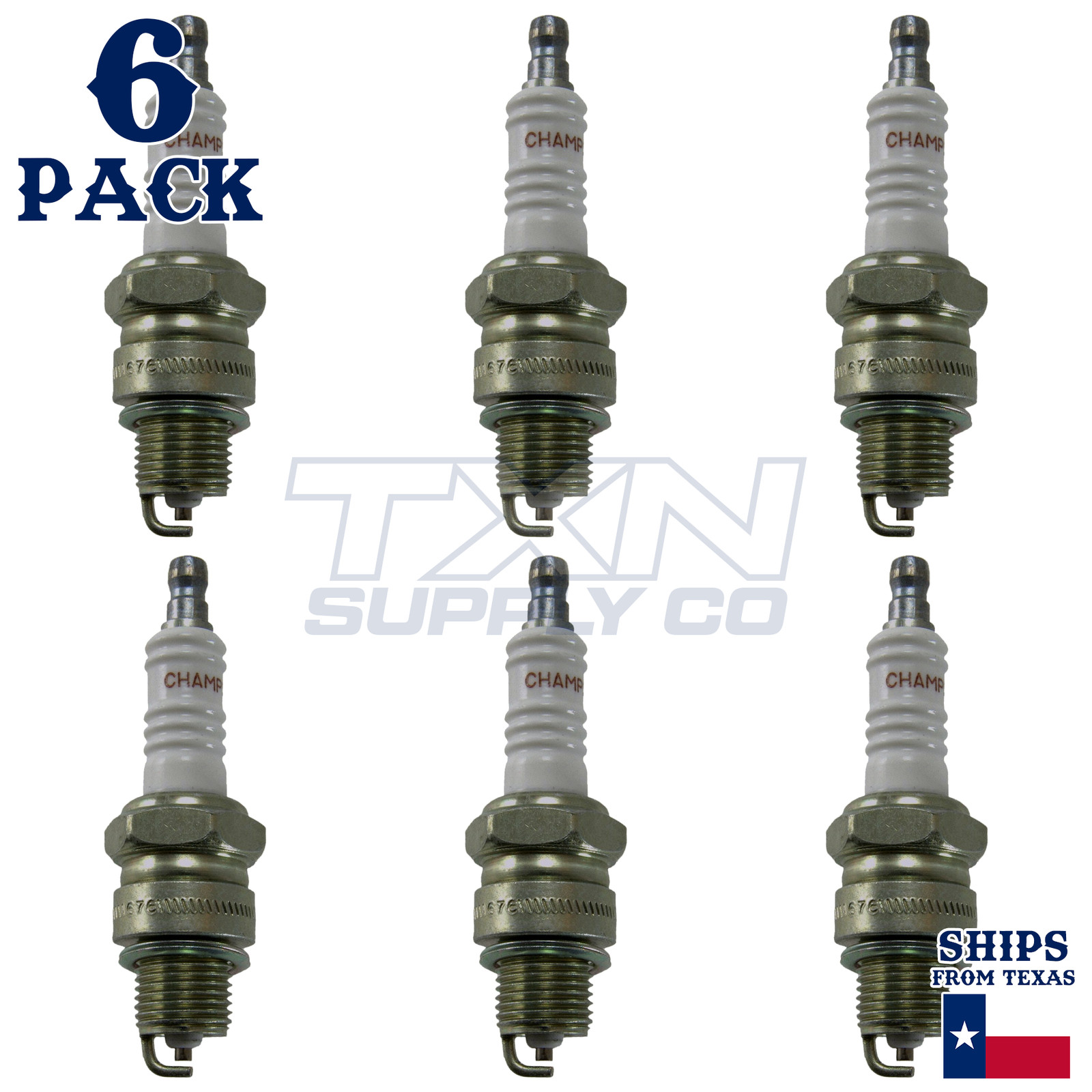 Champion 932M Spark Plugs 6 Pack