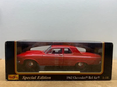 MAISTO CHEVROLET BEL AIR 1962 1/18 EN BOITE G9 - Photo 1/4