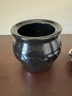 Longaberger Honey Pot w/ Lid Woven Traditions Black  4" — photo 5