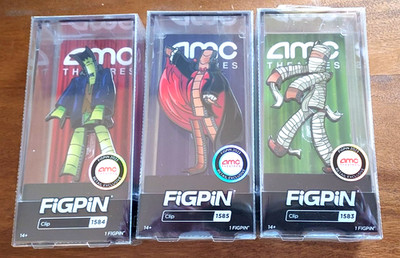 Figpin AMC3 Pc.  Halloween Mascot Clip Set LE500  NIB  1583, 1584 , 1585