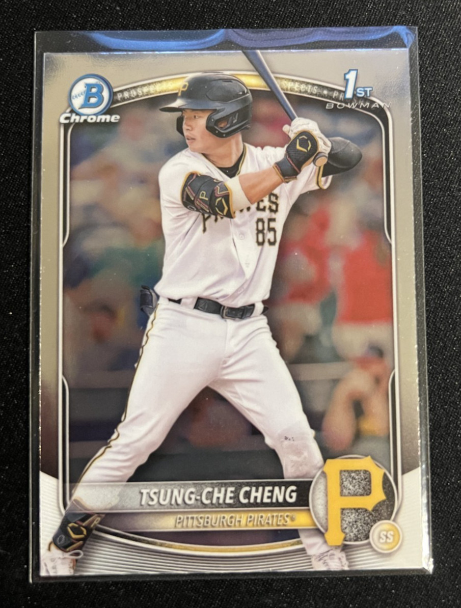 2025 Bowman #BCP-95 Chrome Prospect  Tsung-Che Cheng Pittsburgh Pirates