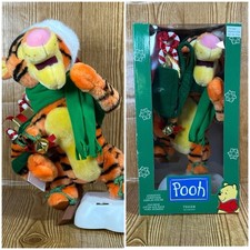 Telco Winnie Pooh Christmas Animated Plush Mo...