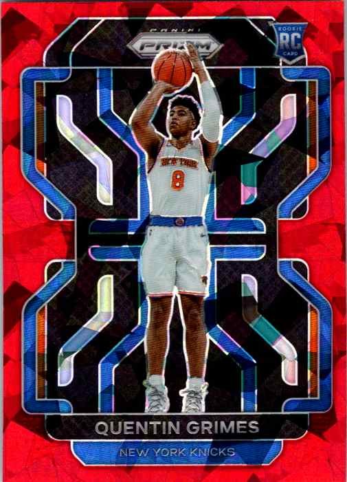 2021-22 Panini Prizm #285 Quentin Grimes Red Ice
