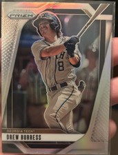 Panini 2025 Prizm Baseball Drew Burress #103 Georgia Tech Yellow Jackets Base