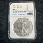 2017 $1 American Silver Eagle NGC MS70 Early Releases