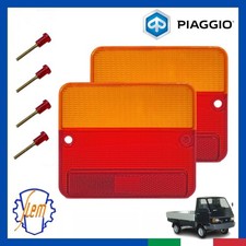 Coppia Gemma Lente Fanale Posteriore PIAGGIO APE CAR MAX DIESEL BENZINA e Viti