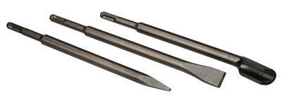 SDS Meißel Set Spitzmeißel Flachmeißel Hohlmeißel Bohrhammer Meißelset 3 teilig