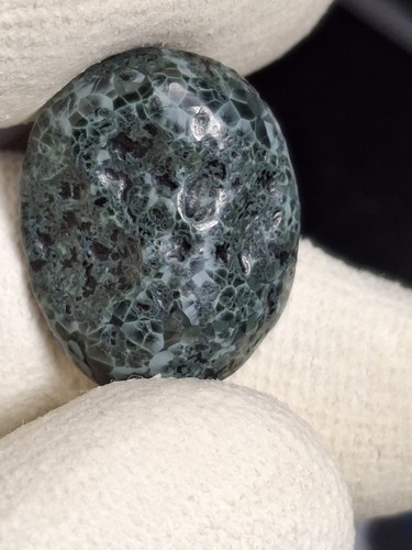 Large Isle Royale Greenstone Chlorastrolite Freeform Cab Polished Michigan Gem - Picture 14 of 17