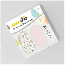 Soft Stretchy Baby Bassinet Sheet Set