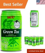 Refreshing Sugar-Free Japanese Green Tea  24 Cans, 11.1oz Each  Healthy Drink