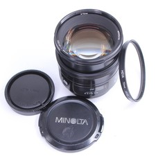 Minolta Maxxum AF 85mm f1.4 AF Fast Lens Japan 85/1.4 Sony Alpha A DSLR