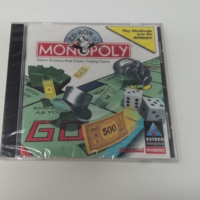 Monopoly Hasbro Interactive 1997, PC Computer Game CD-ROM Brand New Sealed 