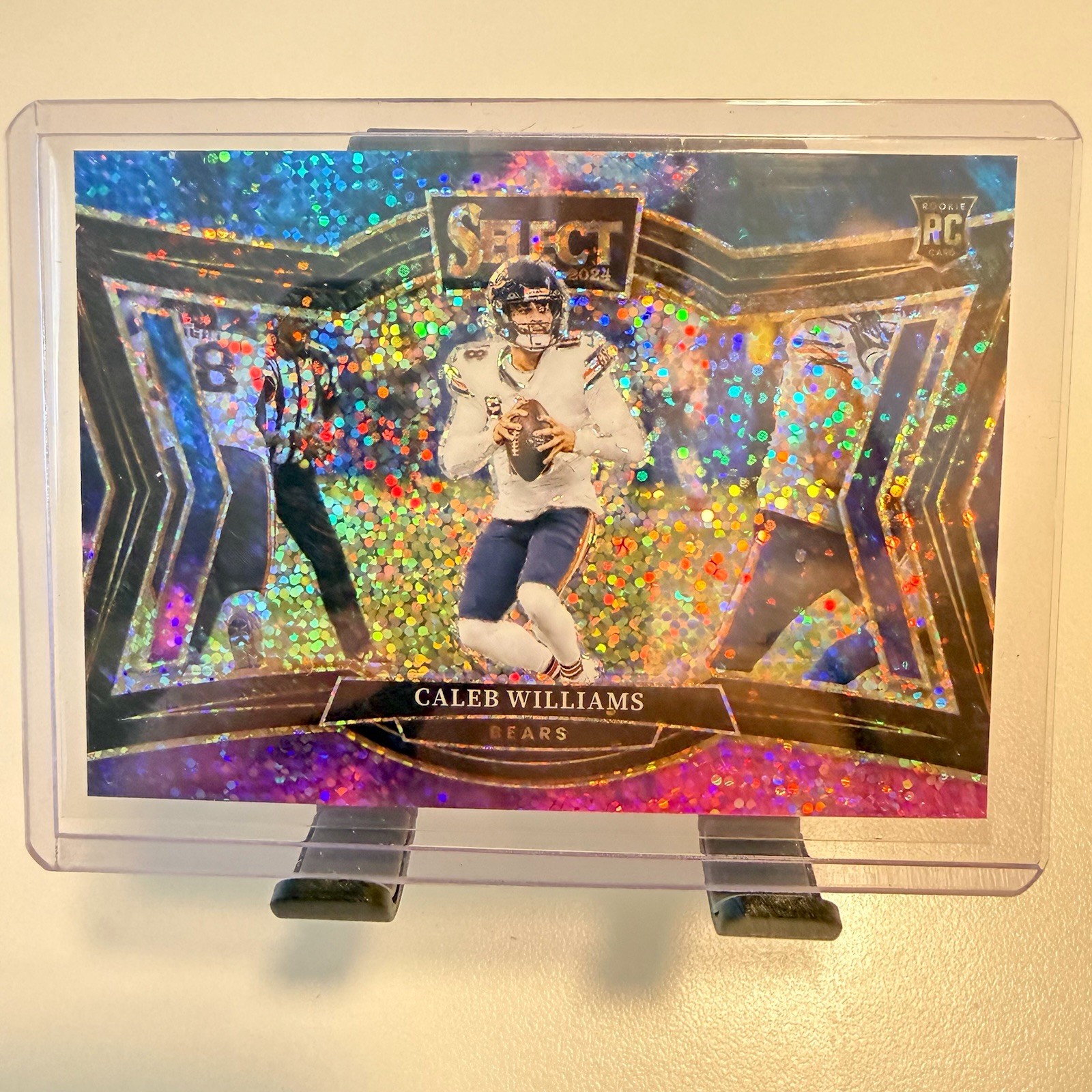 2024 Panini Select Cosmic Prizm Field Level Caleb Williams SSP Rookie (RC) Bears